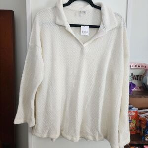 Cozy White Sweater